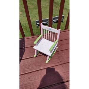 Wooden Rocking Chair for 19"‎ doll (doll not included)